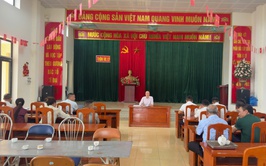 Tổ công tác số 06 làm việc với các chi bộ thôn phục vụ công tác sắp xếp thôn và kiện toàn mô hình chi bộ