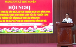 Hội nghị tổng kết Hội thi Báo cáo viên, Tuyên truyền viên giỏi; tổng kết, trao giải Cuộc thi chính luận về bảo vệ nền tảng tư tưởng của Đảng lần thứ sáu, năm 2026 và triển khai Đề án sắp xếp chi bộ thôn thuộc Đảng bộ