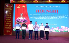 Xã Mỹ Đức triển khai công tác quân sự, quốc phòng địa phương 6 tháng cuối năm 2026