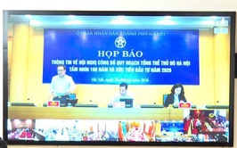Trực tuyến hội nghị họp báo thông tin về công bố quy hoạch tổng thể Thủ đô Hà Nội tầm nhìn 100 năm và Xúc tiến đầu tư năm 2026