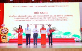 MỘT NĂM VẬN HÀNH MÔ HÌNH CHÍNH QUYỀN ĐỊA PHƯƠNG HAI CẤP: PHƯỜNG CẦU GIẤY KHẲNG ĐỊNH HIỆU QUẢ THỰC TIỄN