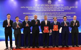 Hà Nội ký 18 biên bản ghi nhớ hợp tác về khoa học công nghệ, đổi mới sáng tạo và chuyển đổi số