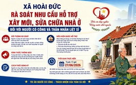 Hoài Đức rà soát nhu cầu hỗ trợ xây mới, sửa chữa nhà ở cho người có công với cách mạng, thân nhân liệt sĩ
