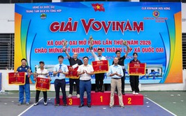 BẾ MẠC GIẢI VOVINAM XÃ QUỐC OAI MỞ RỘNG LẦN THỨ I NĂM 2026: QUỐC OAI DẪN ĐẦU TOÀN ĐOÀN