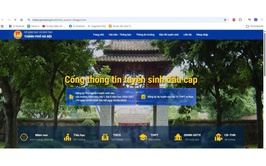 Hà Nội vận hành thử nghiệm hệ thống đăng ký tuyển sinh trực tuyến có ứng dụng bản đồ GIS vào các trường mầm non, lớp 1, lớp 6 năm học 2026-2027