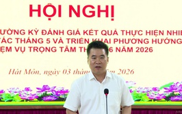 UBND xã Hát Môn tổ chức giao ban thường kỳ đánh giá kết quả thực hiện nhiệm vụ tháng 5 và triển khai phương hướng nhiệm vụ trọng tâm tháng 6.