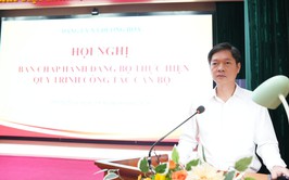 Đảng uỷ xã thực hiện quy trình công tác cán bộ 