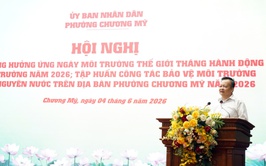 Phường Chương Mỹ phát động hưởng ứng Ngày Môi trường thế giới, Tháng hành động vì môi trường năm 2026 và tập huấn công tác bảo vệ môi trường, tài nguyên nước