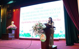 Phường Sơn Tây bồi dưỡng nghiệp vụ dân vận, tuyên giáo cho đội ngũ cán bộ cơ sở