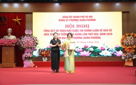 Phường Xuân Phương tổng kết và trao giải Cuộc thi chính luận về bảo vệ nền tảng tư tưởng của Đảng lần thứ Sáu năm 2026