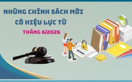 Chính sách mới có hiệu lực từ tháng 6/2026