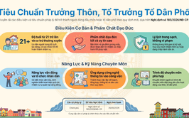Quy định mới về tiêu chuẩn Trưởng thôn và Tổ trưởng Tổ dân phố theo Nghị định số 185/2026/NĐ-CP