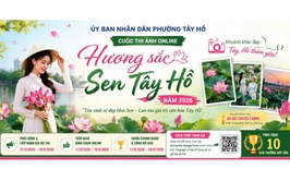 Phường Tây Hồ phát động cuộc thi ảnh Online 