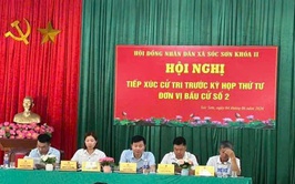 ĐẠI BIỂU HĐND XÃ SÓC SƠN TIẾP XÚC CỬ TRI TRƯỚC KỲ HỌP THƯỜNG LỆ GIỮA NĂM 2026 – ĐƠN VỊ BẦU CỬ SỐ 2
