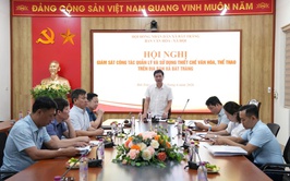 Ban Văn hóa - Xã hội HĐND xã Bát Tràng giám sát công tác quản lý, sử dụng các Nhà văn hóa, các khu thể thao trên địa bàn
