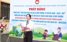 Phường Yên Nghĩa phát động phong trào toàn dân chung tay bảo vệ môi trường