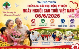 Xã Ứng Thiên triển khai các hoạt động kỷ niệm ngày
Người cao tuổi Việt Nam 06/6/2026