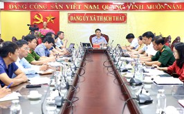 THẠCH THẤT GIAO BAN CÔNG TÁC GIẢI PHÓNG MẶT BẰNG CÁC DỰ ÁN ĐẦU TƯ, TRIỂN KHAI NHIỆM VỤ THÁNG 6 NĂM 2026