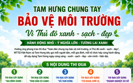Xã Tam Hưng phát động phong trào thi đua 