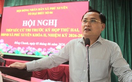 Hội nghị tiếp xúc cử tri trước Kỳ họp thứ hai HĐND xã Phú Xuyên khóa II, nhiệm kỳ 2026-2031