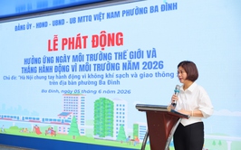 Phường Ba Đình tổ chức Lễ ra quân hưởng ứng Ngày Môi trường thế giới và Tháng hành động vì môi trường năm 2026