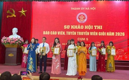 Đảng uỷ Phường Phúc Lợi đạt giải Ba Hội thi Báo cáo viên, Tuyên truyền viên giỏi thành phố năm 2026 - Vòng sơ khảo cụm thi đua số 5