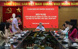 Thanh Xuân công bố quyết định về công tác cán bộ tại các trường Tiểu học và Mầm non