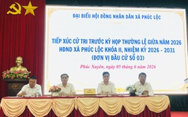 Đại biểu HĐND xã Phúc Lộc khóa II tiếp xúc cử tri trước kỳ họp thường lệ giữa năm 2026