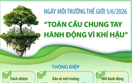 Ngày Môi trường Thế giới: Toàn cầu chung tay hành động vì khí hậu