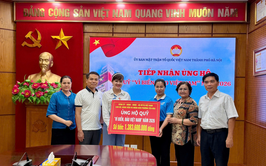 Nhân dân phường Yên Hòa tích cực ủng hộ Quỹ 