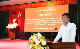 Hội nghị Ra mắt, triển khai 2 mô hình “Thôn, cụm dân cư Ba Nhất” và “Giao ban công tác an ninh định kỳ tại các thôn, cụm dân cư” trên địa bàn xã.