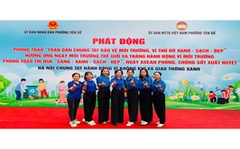 Trường mầm non Ánh Sao hưởng ứng lễ phát động phong trào 
