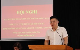 Các đại biểu HĐND phường tiếp xúc cử tri tại đơn vị bầu cử số 6 trước kỳ họp thứ Ba HĐND phường nhiệm kỳ 2026 - 2031
