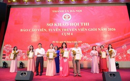 Lan tỏa tinh thần đổi mới giáo dục tại Sơ khảo Hội thi Báo cáo viên, Tuyên truyền viên giỏi Thành phố Hà Nội năm 2026 - Cụm 4