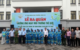 Phường Hồng Hà ra quân hưởng ứng Ngày Môi trường thế giới