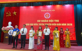 Báo cáo viên xã Vĩnh Thanh đạt Giải Ba tại sơ khảo Hội thi Báo cáo viên, Tuyên truyền viên giỏi thành phố Hà Nội năm 2026, Cụm thi số 5