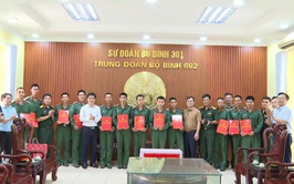 XÃ VĨNH THANH TỔ CHỨC THĂM, ĐỘNG VIÊN CHIẾN SĨ MỚI NĂM 2026