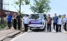 Xã Thượng Phúc ra quân tổng vệ sinh môi trường hưởng ứng ngày môi trường Thế giới 5/6