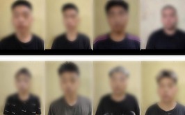 Tạm giam 8 đối tượng hành vi gây rối trật tự công cộng trên địa bàn phường Tây Hồ
