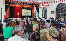 Thượng Phúc lấy ý kiến nhân dân thôn Hòe Thị về dự thảo phương án bồi thường, hỗ trợ triển khai Dự án Khu đô thị thể thao Olympic