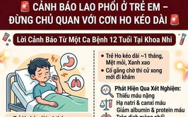 Đừng chủ quan với những cơn ho kéo dài ở trẻ: Cảnh báo bệnh lao phổi có thể diễn tiến âm thầm nhưng rất nguy hiểm
