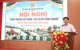 HỘI NÔNG DÂN XÃ CỔ ĐÔ TỔ CHỨC TUYÊN TRUYỀN VỀ TẬP TRUNG, TÍCH TỤ ĐẤT NÔNG NGHIỆP NĂM 2026