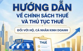 ĐÃ CÓ BỘ TÀI LIỆU DÀNH RIÊNG CHO HỘ, CÁ NHÂN KINH DOANH: Người nộp thuế đang băn khoăn về hóa đơn điện tử, kê khai, nộp thuế hay các quy định mới dành cho hộ, cá nhân kinh doanh?