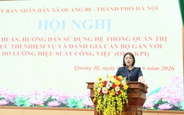 Xã Quảng Bị tập huấn quản trị công việc trên HanoiWork