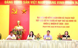 ĐẠI BIỂU HĐND XÃ THẠCH THẤT TIẾP XÚC CỬ TRI TRƯỚC KỲ HỌP THƯỜNG LỆ GIỮA NĂM 2026