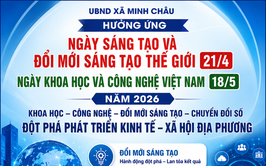 Xã Minh Châu đẩy mạnh phong trào đổi mới sáng tạo và chuyển đổi số, lan tỏa tinh thần sáng tạo trong cộng đồng