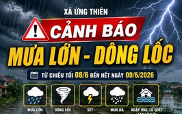 ỨNG THIÊN CHỦ ĐỘNG ỨNG PHÓ MƯA LỚN, DÔNG LỐC VÀ THIÊN TAI
