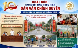 Hoài Đức sau mười năm thực hiện dân vận chính quyền - Từ văn bản chỉ đạo đến hơi thở của cơ sở