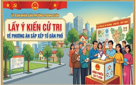 Phường Thanh Xuân lấy ý kiến cử tri về phương án sắp xếp tổ dân phố từ ngày 10/6/2026