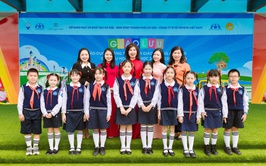 Cô giáo Tổng phụ trách Đội năng động, nhiệt huyết, trách nhiệm của trường Tiểu học Bà Triệu